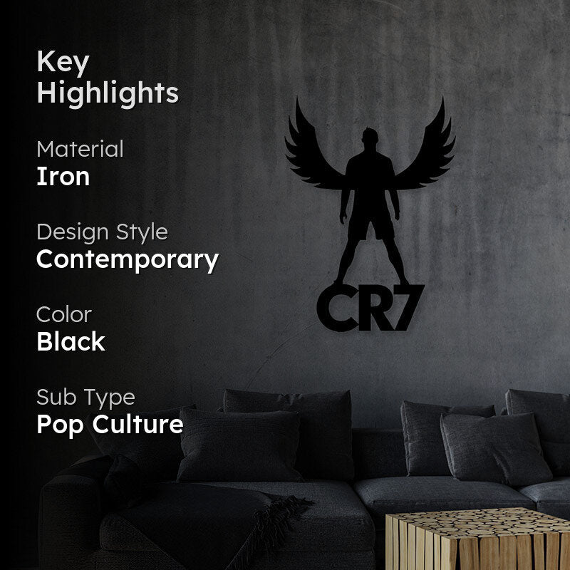 Cr7 Black Iron Wall Accent media 2