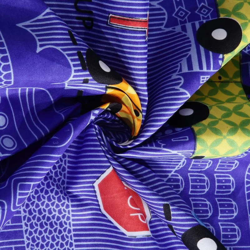 Kidoro Bus Printed Diwan Set - Six Piece Set media 5