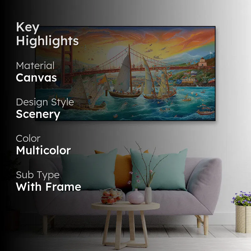 Ships To Sail Canvas Wall Painting media 2