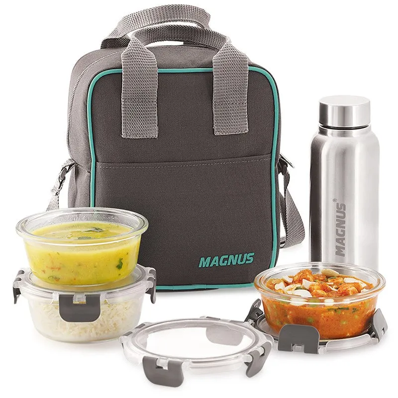 Clyro Lunch Box with Bottle & Lunch Bag - Five Piece Set media 3