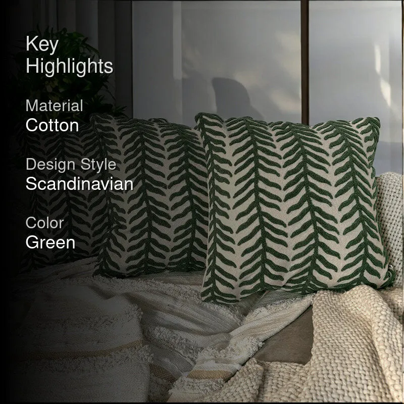 Willow Drift Tufted Cushion Cover Set - Set Of Three media 2