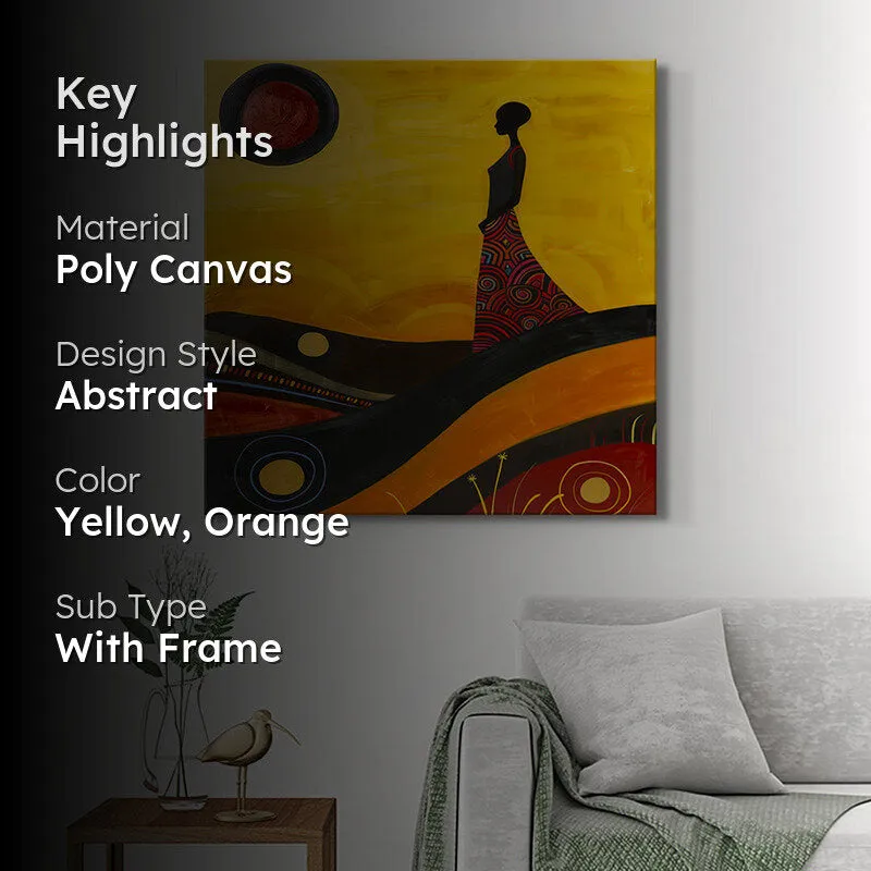 Naturalist Feminine Wall Painting media 2