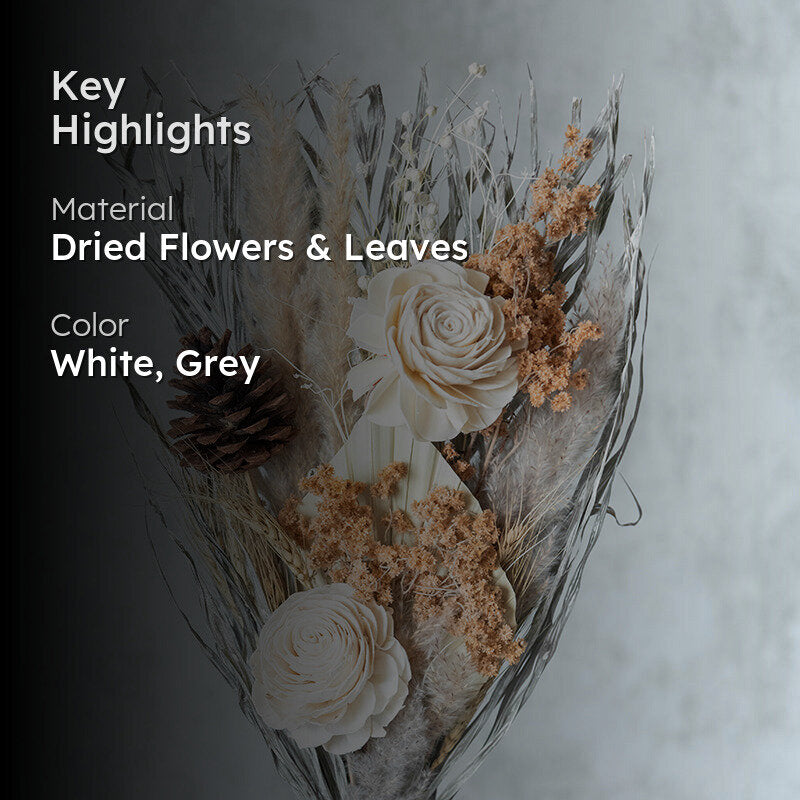 Silver Dusk Dried Flower Bunch media 2