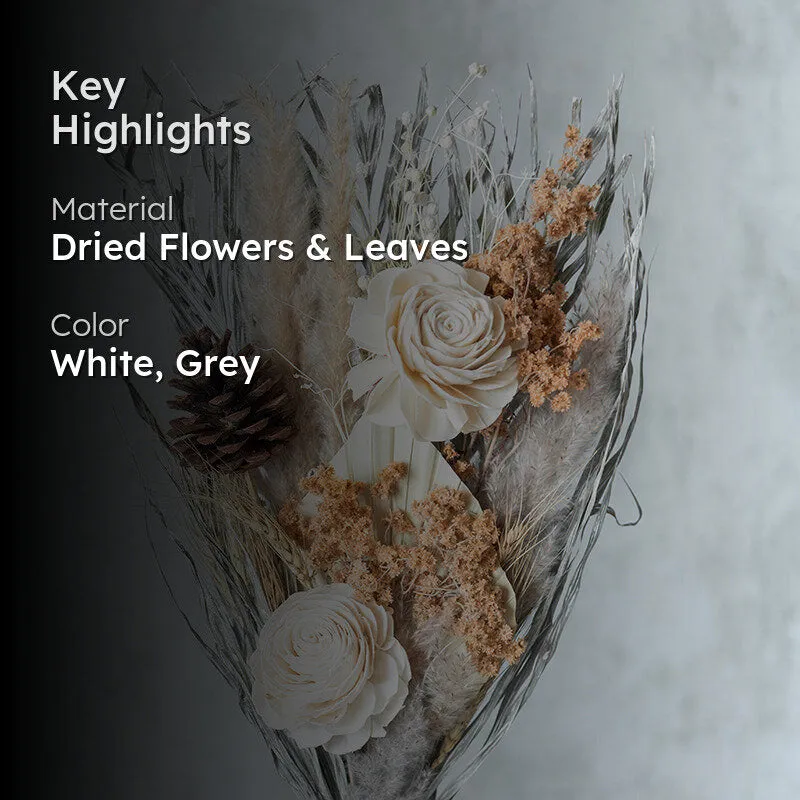 Silver Dusk Dried Flower Bunch media 2
