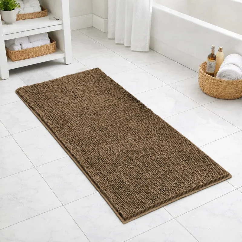 CalmCore Solid Microfiber Bath Mat - Brown media 3