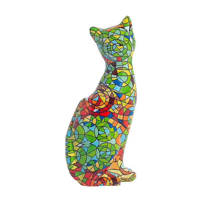 Mosaic Kitten Showpiece - Multicolor media 6