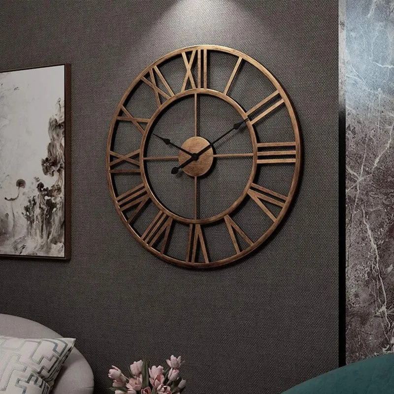 Timey Silent Wall Clock - Bronze media 5