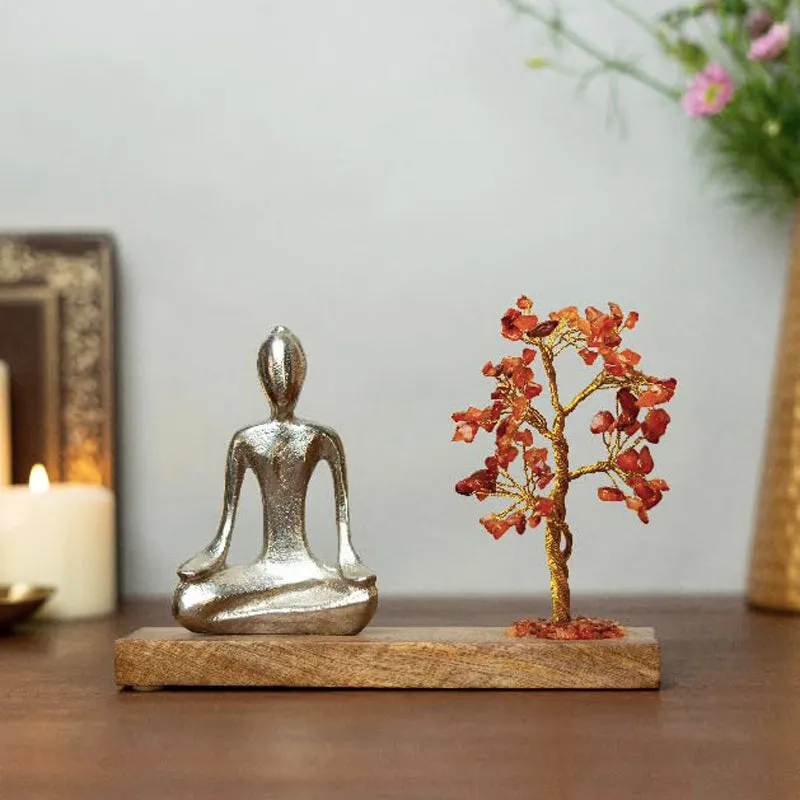 Bodhi Meditation Showpiece - Carnelian media 5