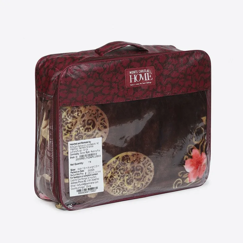 Monte Carlo Floral Fantasy Blanket - 483 GSM media 7