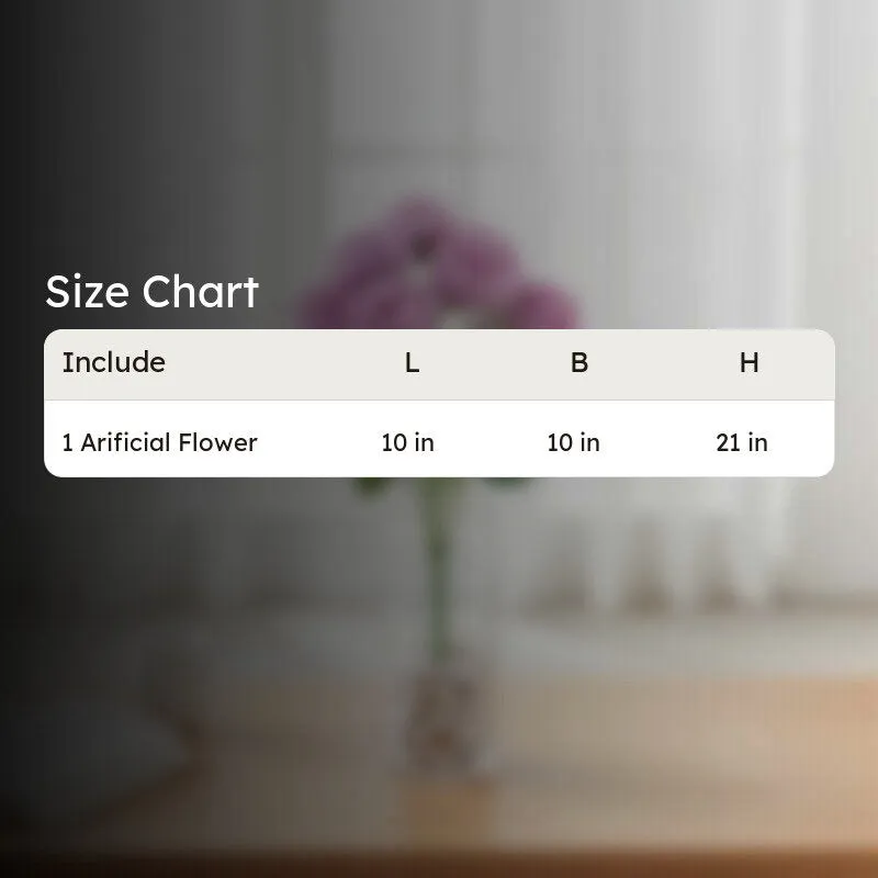 Petalisse Rose Fabric Artificial Flower - Pink media 9