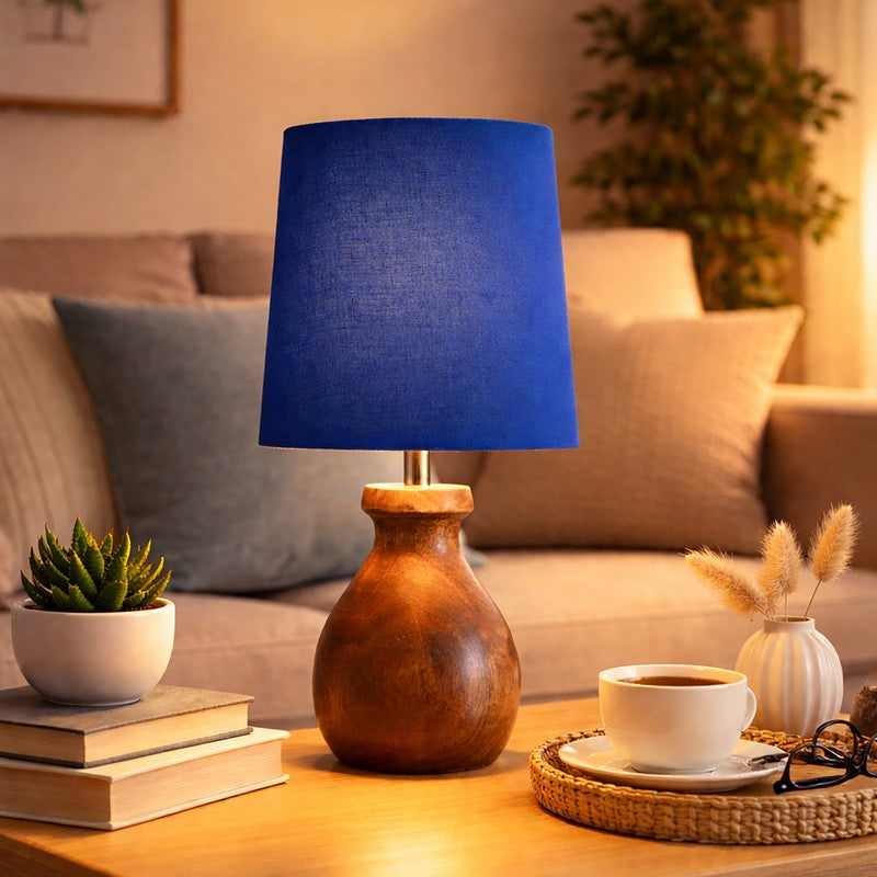 BlueMinima Wooden Table Lamp