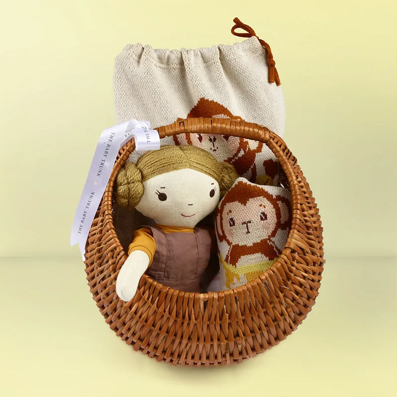 Monkey Around Baby Gift Basket - Four Piece Set media 1