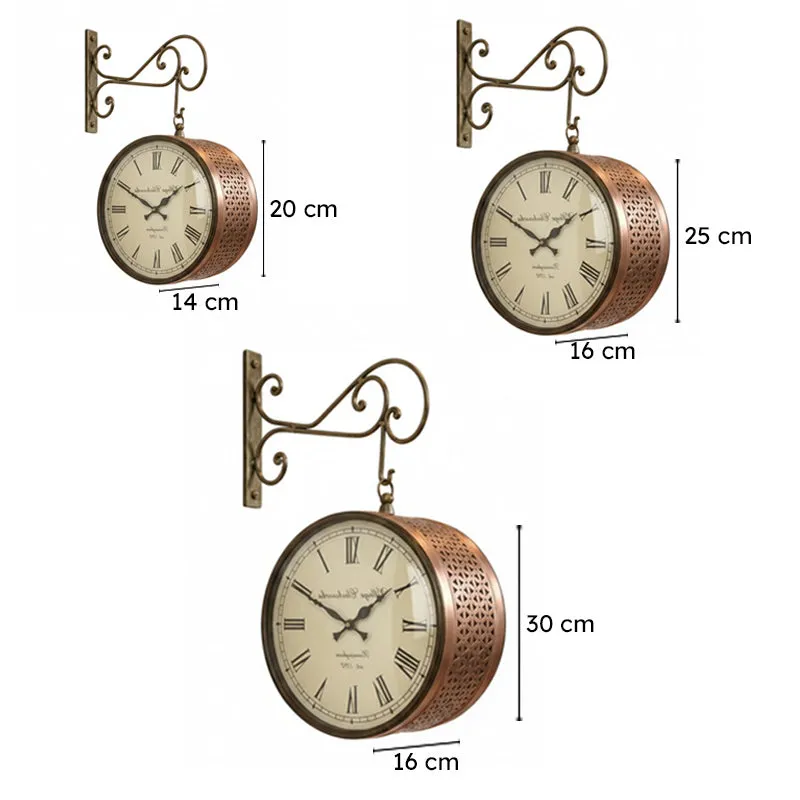 Classic Chrono Iron Wall Clock media 8
