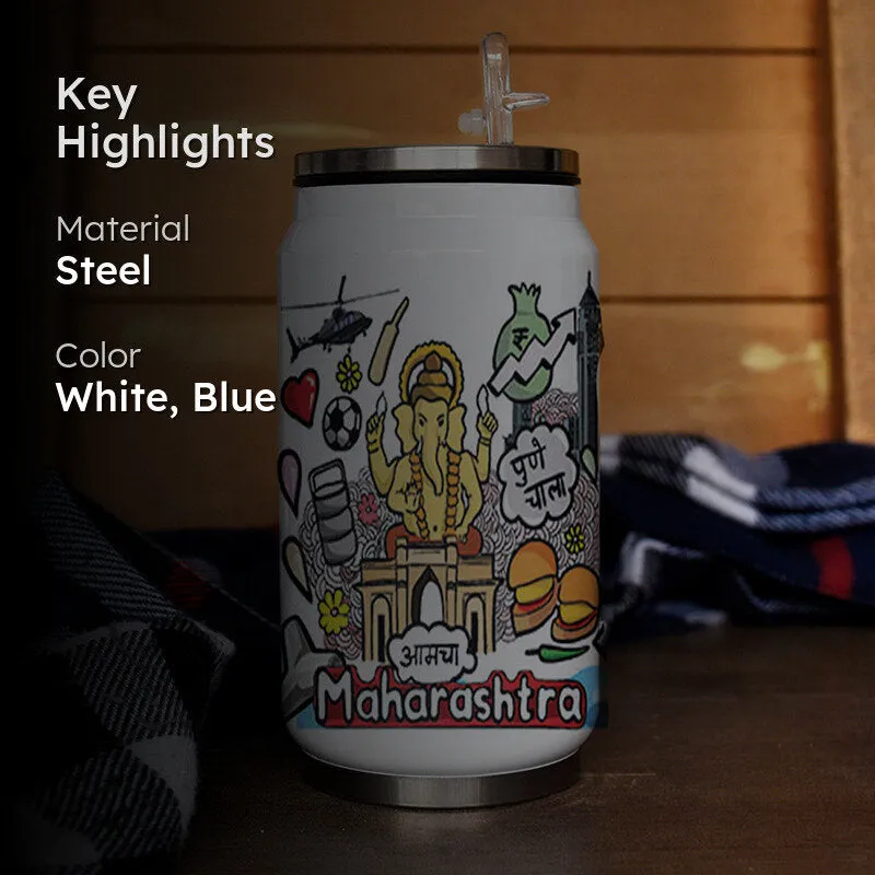 Magnificent Maharashtra Steel Sipper - 350 mL media 2