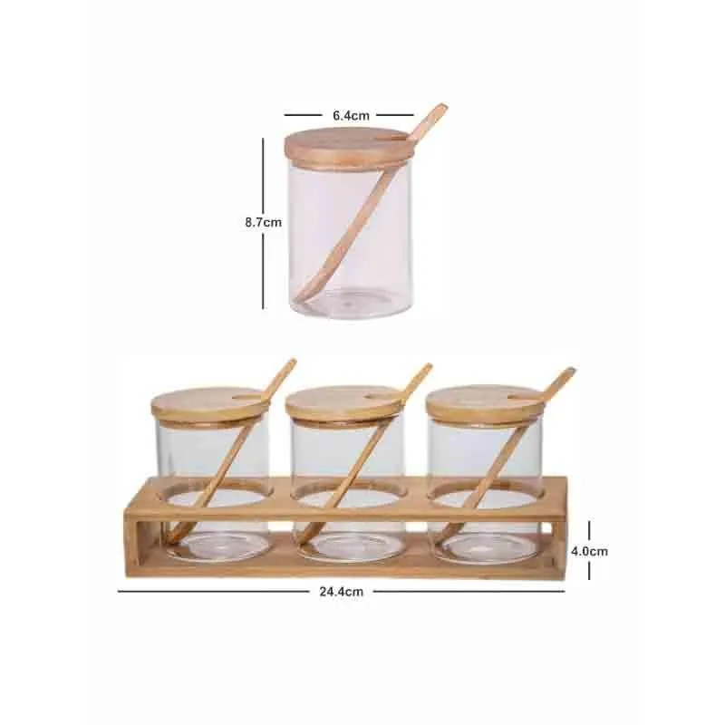 Prep It Masala Jar Round (220 mL Each)- Set of Three media 5