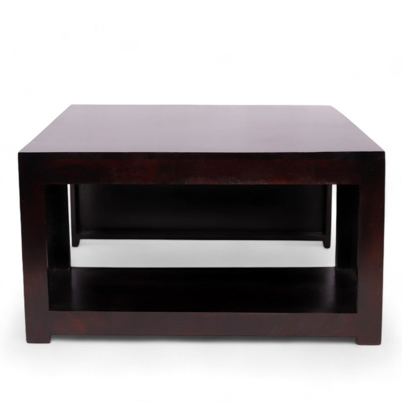 Drixon Sheesham Wooden Center Table - Brown media 4
