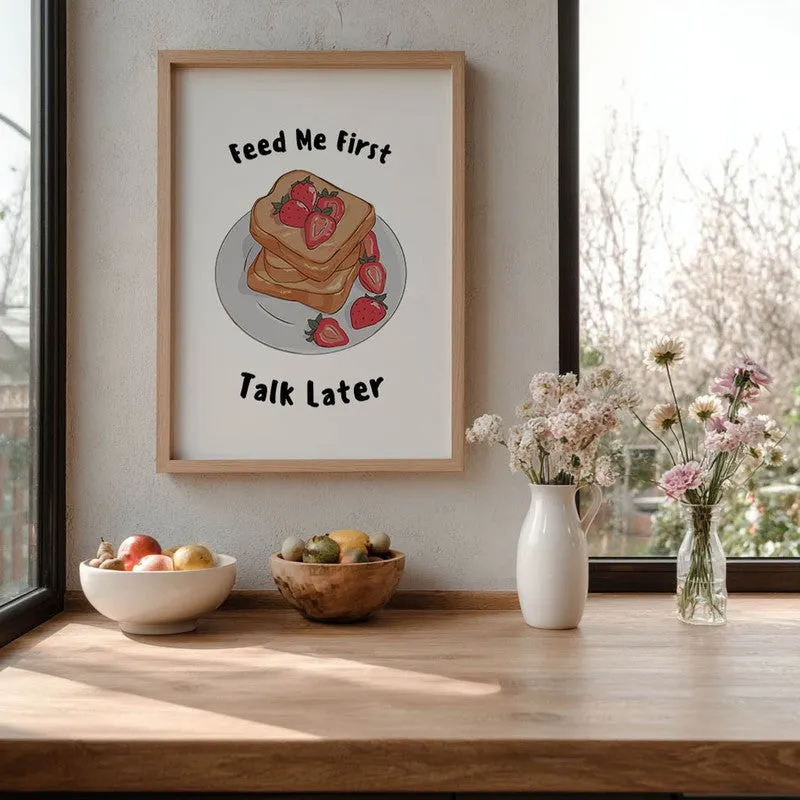 QuotedSandwitch Archival Canvas Wall Art - Brown media 6