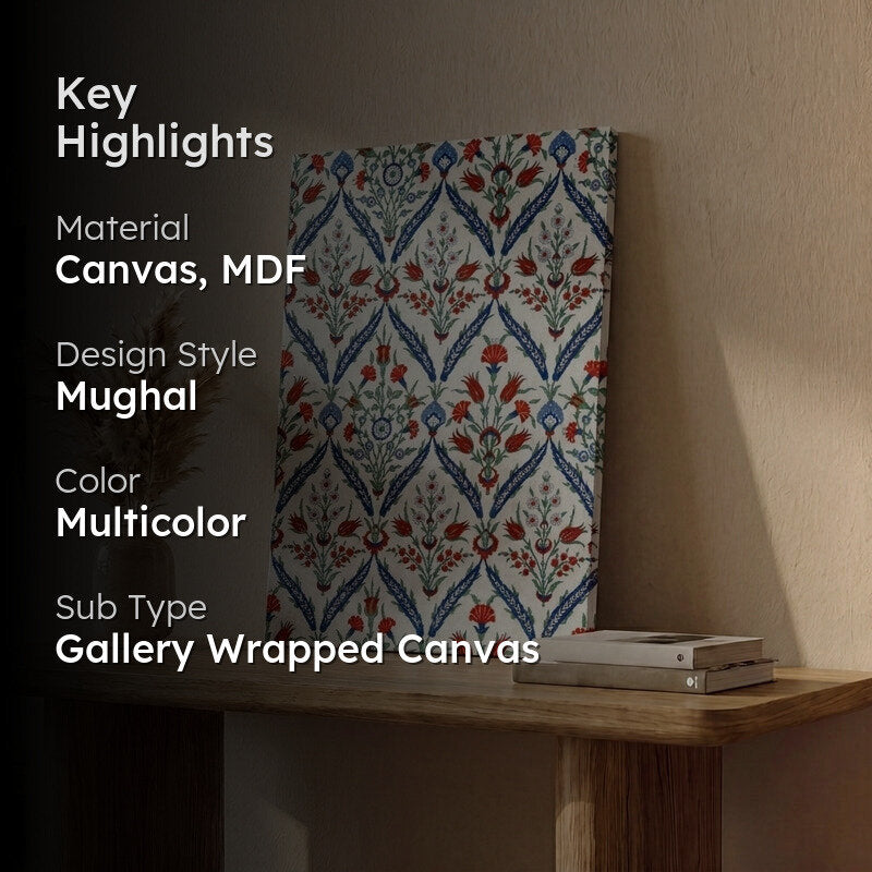 Ethnic Serenade Canvas Wall Painting media 2