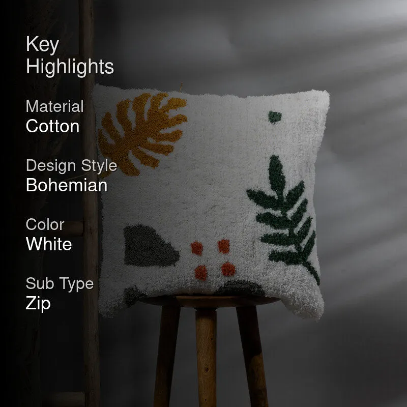 Ferna Tufted Cushion Cover - White media 2
