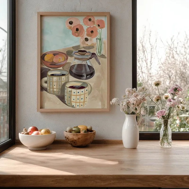 Utensil Artistry Archival Canvas Wall Art - Brown media 6
