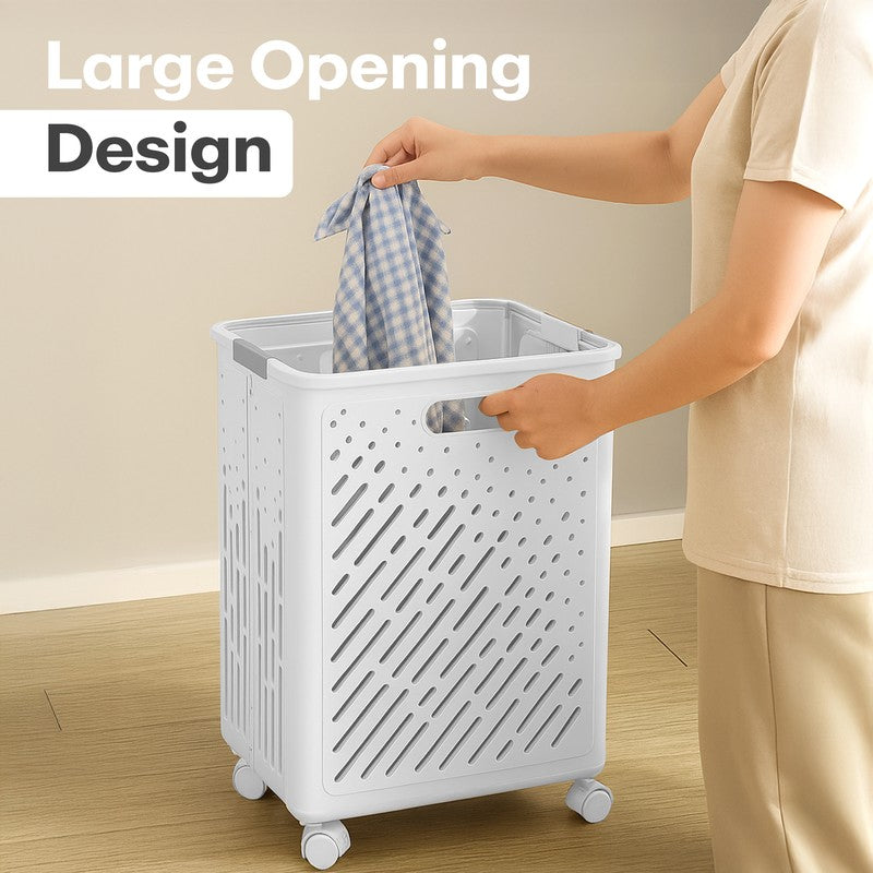 Rioware FreshFlow Laundry Basket - White media 9