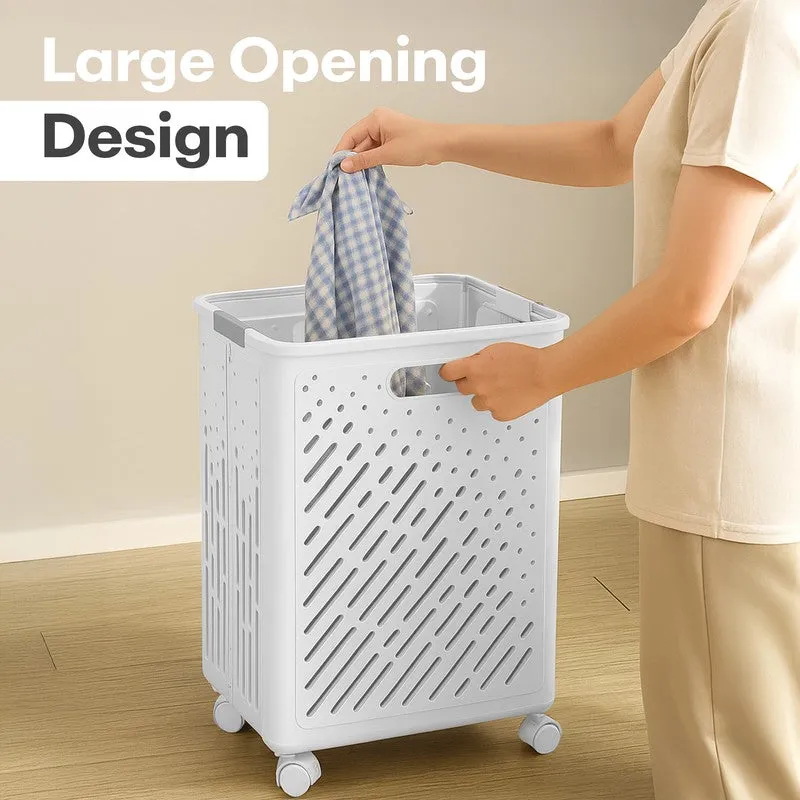 Rioware FreshFlow Laundry Basket - White media 9
