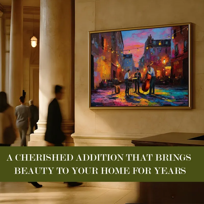 Twilight Street Canvas Wall Painting With Frame media 7
