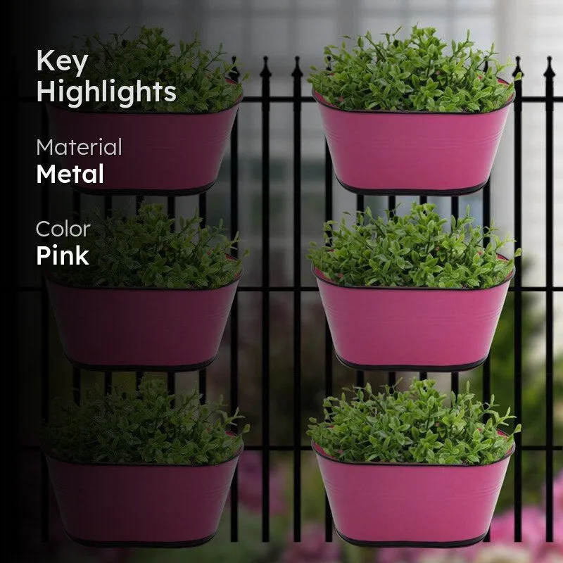 Blossom Bud Planter (Pink) - Set Of Six media 2