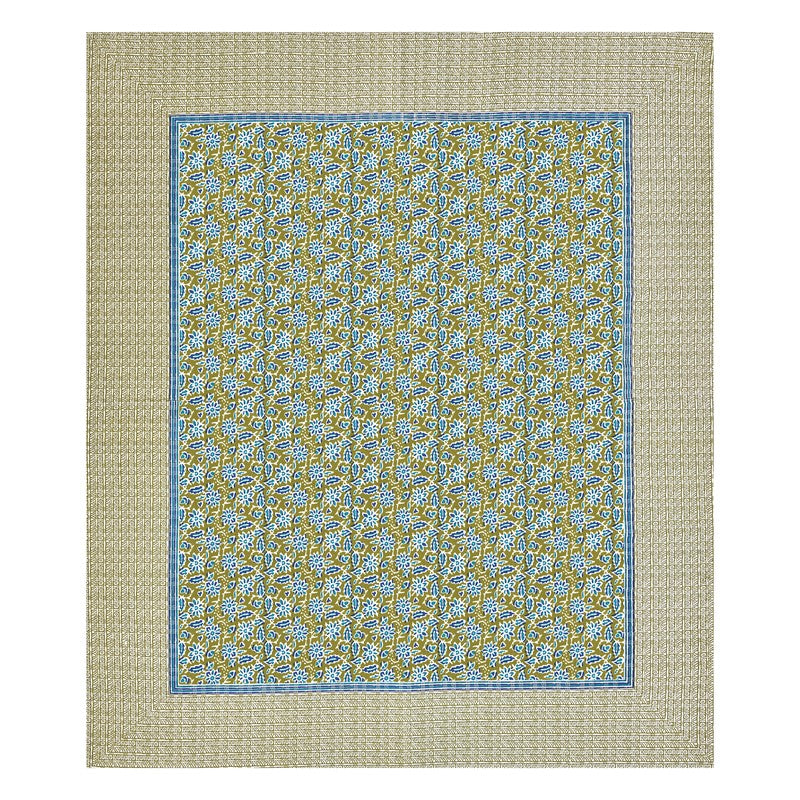 PlushRest Cotton Bedsheet (Green) - 144 TC media 4