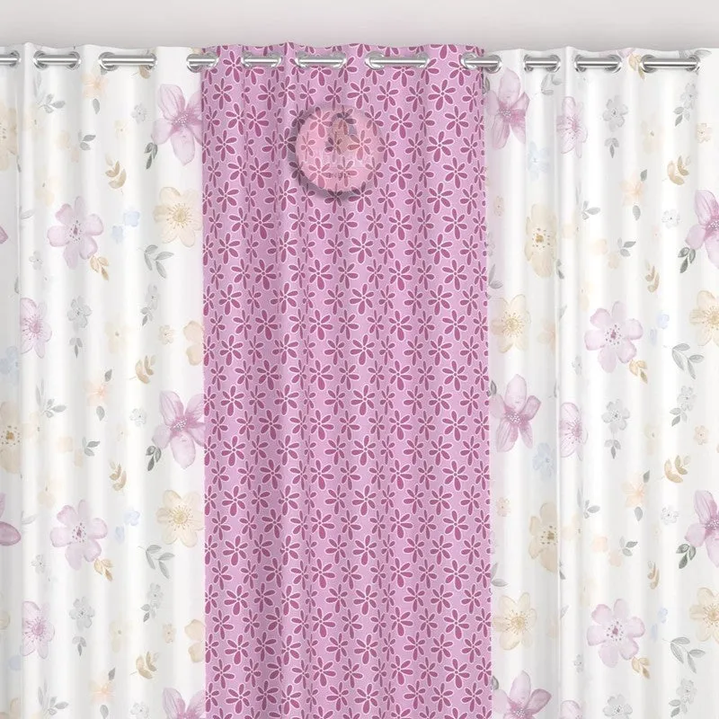 Petal Grace Curtains - Set of Three media 3