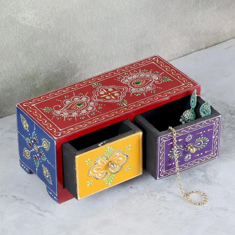 Okra Handpainted Jewel Box media 4