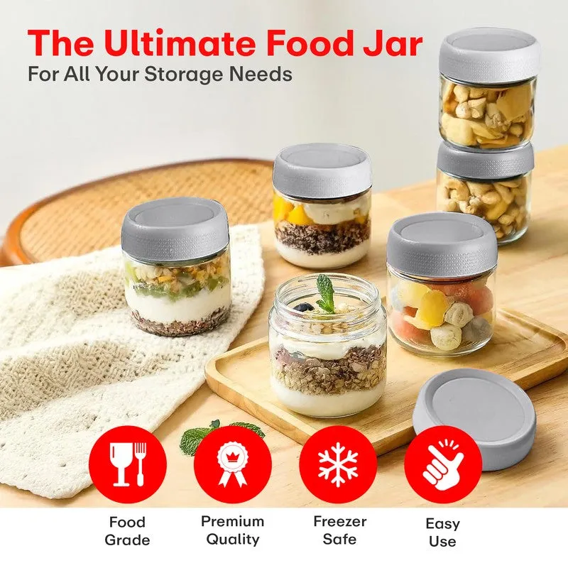 Rioware Transparent Kitchen Container Set (300 mL Each) - Set Of Six media 8