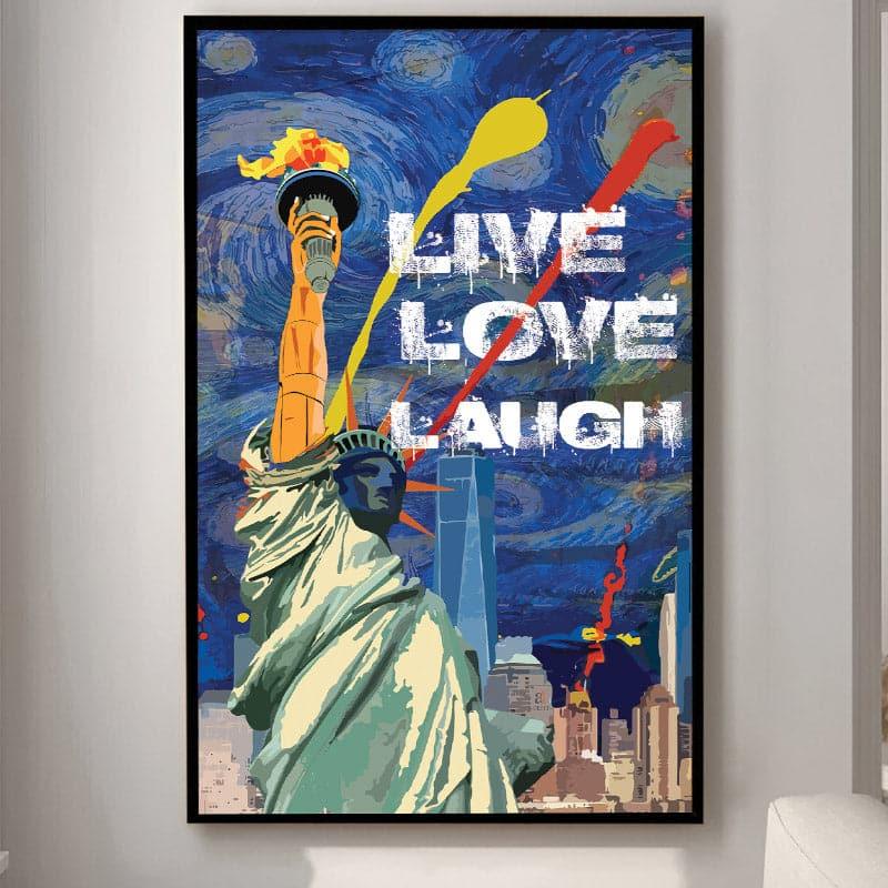 Statue of Liberty Graffiti Wall Art
