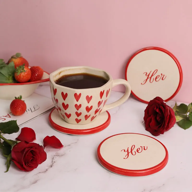 Her Ceramic Coaster media 5
