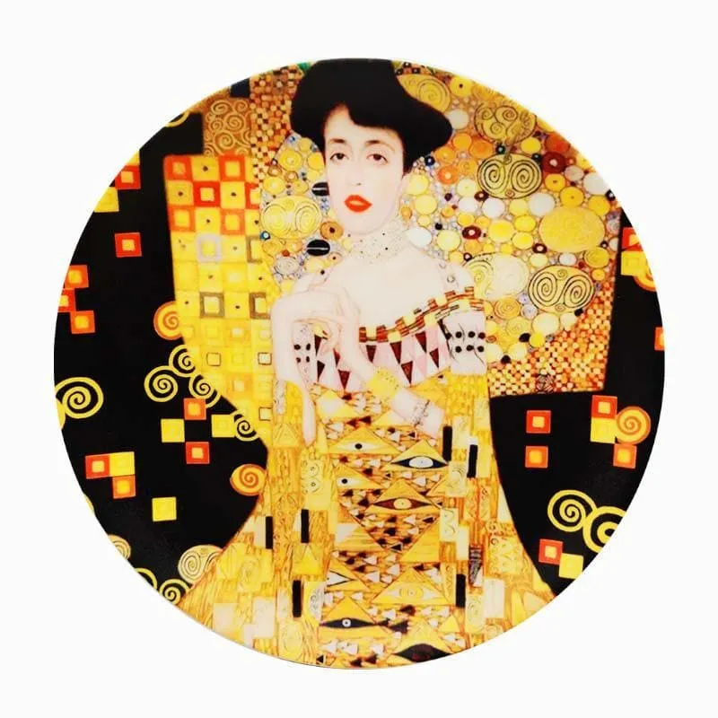 The Golden Era by Klimt Decorative Plate media 4