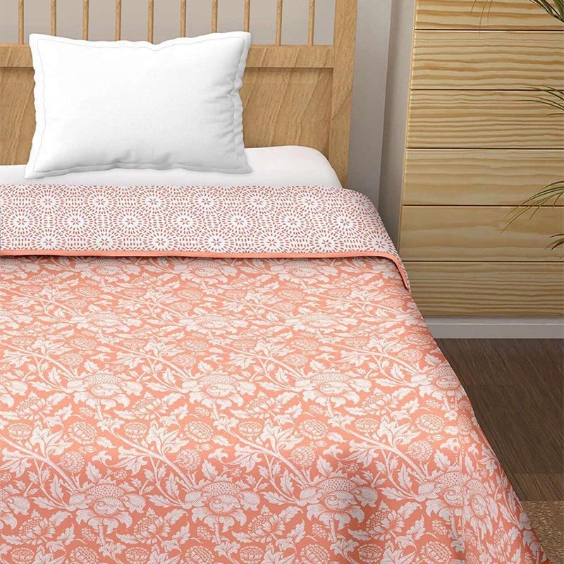 Sumi Reversible Cotton Dohar (Orange)  - 180 GSM media 4