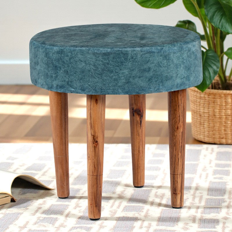 Ovrox Sheesham Wooden Bench - Blue