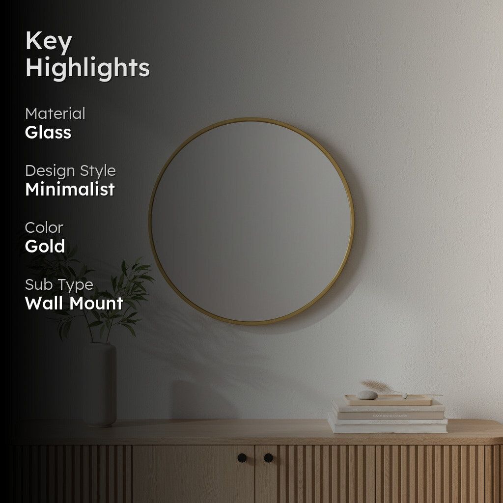 Reflectia Wall Mirror - Gold image 2