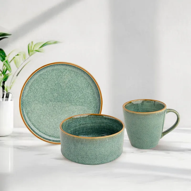 Coastal Brew Ceramic Tea Set (Green) - Three Piece Set media 2