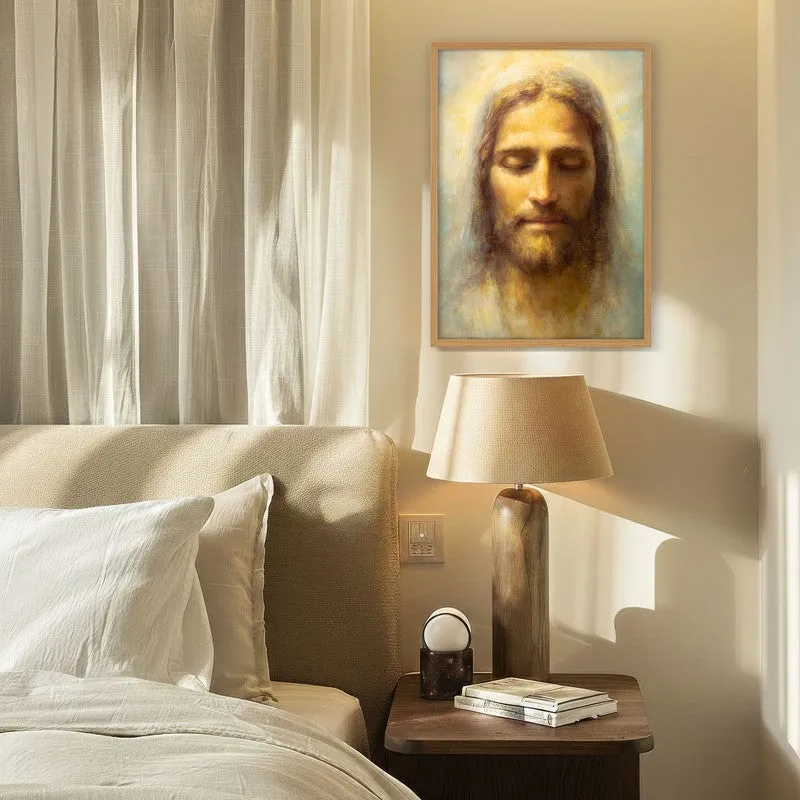 Anointed Beauty Archival Paper Wall Painting With Brown Frame media 4