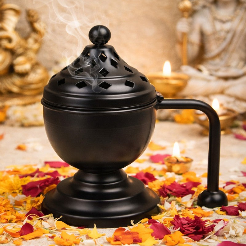 Prarthana Aroma Incense Holder - Black