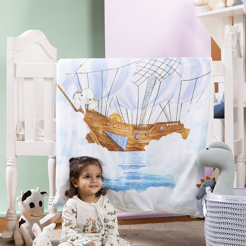 Sail Into Dreams Egyptian Cotton Qulilt - 200 TC media 5