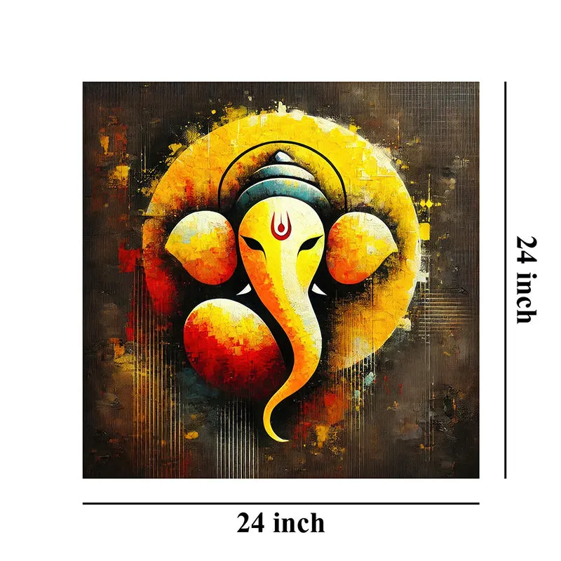 Gajamukha Poly Canvas Wall Painting media 9