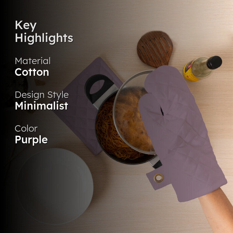 Heyden Pot Holder & Glove - Lilac Purple media 2