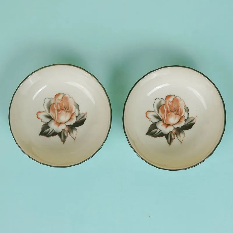 Maduva Floral Porcelain Serving Set - Four Piece Set media 9