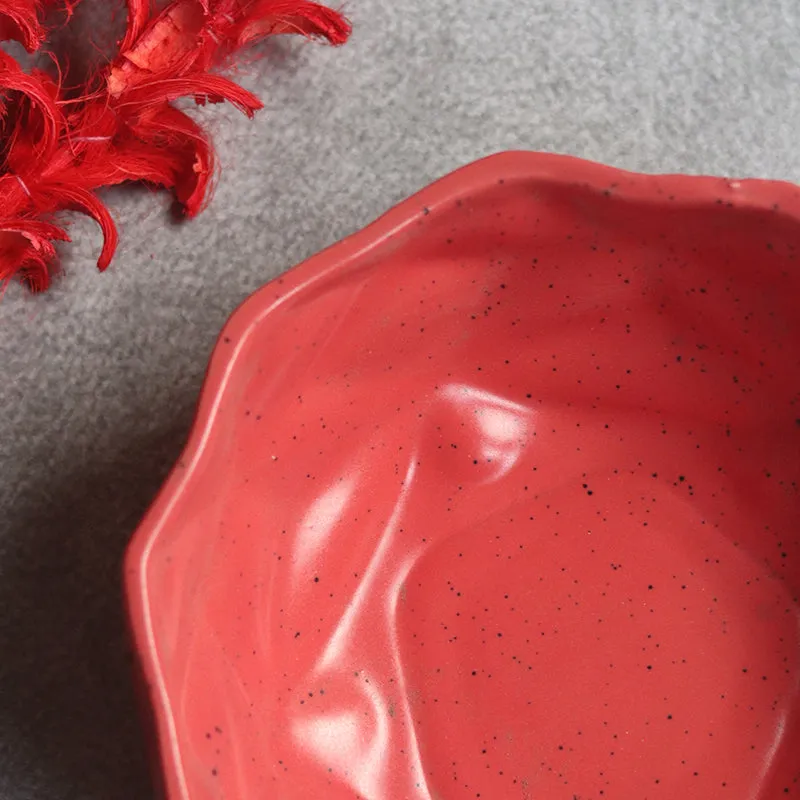 Noemi Ceramic Snack Bowl (Red) - 300 mL media 5