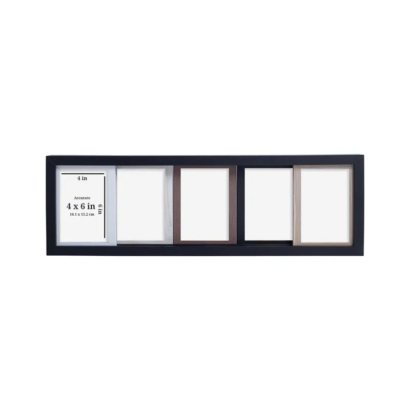 Linn 5 - in - 1 Wood Photo Frame media 5