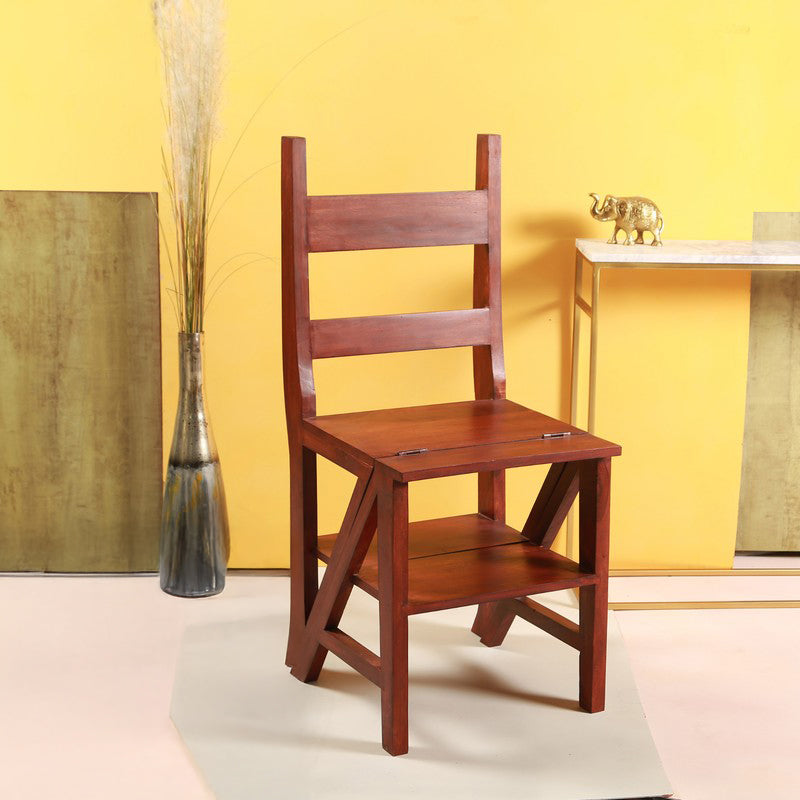 Stepwood Wooden Chair Cum Ladder