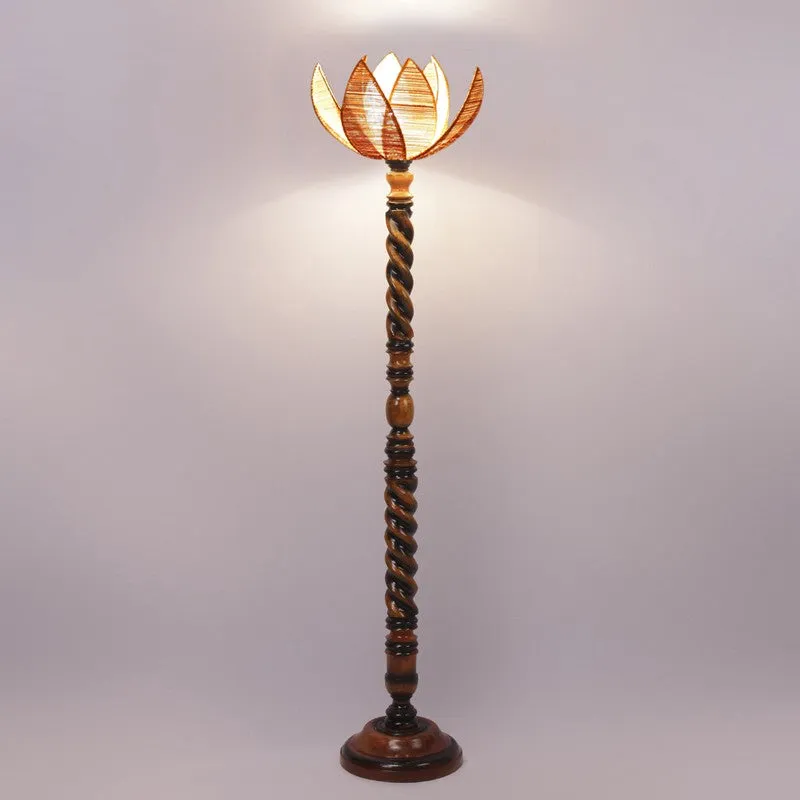 Noble Halo Floral Floor Lamp media 5