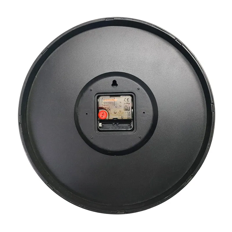 Autumn Dial Plastic Analog Wall Clock media 3